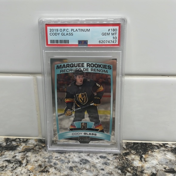 CODY GLASS 2019 UD O-Pee Chee Platinum Marquee Rookies #180  PSA GEM MINT 10 - Picture 1 of 2
